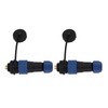 2Pcs SD16 IP68 Waterproof Aviation Connector SD16 Female Plug Male