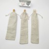 6Pcs Cotton Linen Drawstring Bag Cutlery Fork Spoon Chopsticks Straw