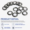 Dolly Wheel Lock Washer Replacement for Hard-to-Find Push-On Pushnuts, 5/8"