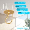 Ceiling Hooks for Hanging Plants - Metal Heavy Duty Wall