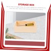 Tofficu Small Solid Wood Desktop Storage Box Multi Use Wooden