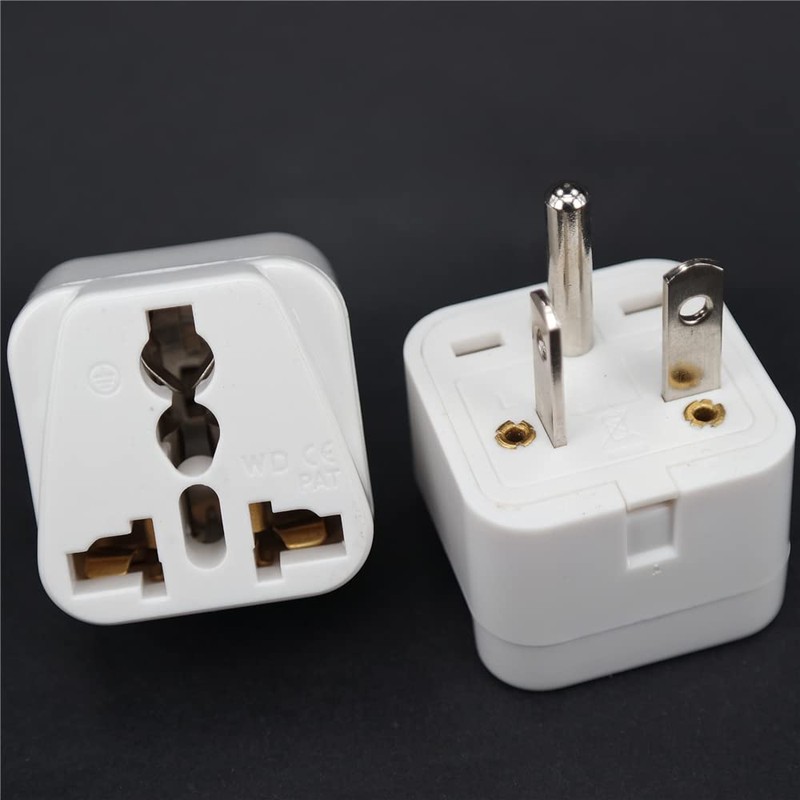 Tekit White NEMA 6-20P Universal Plug Adapter 110-250V 15A,Universal World