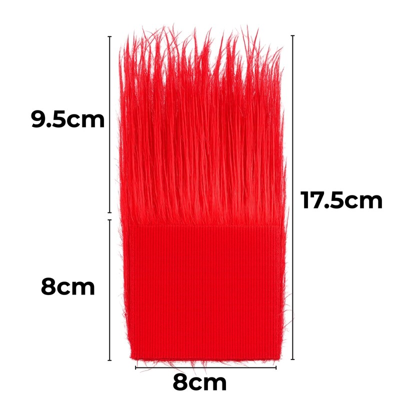 BRAIRIA Fly Tying Materials - 12 Packs Multi-Color Synthetic Long