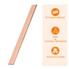 sourcing map Copper Flat Bar, 3/16" Thickness x 1" Width