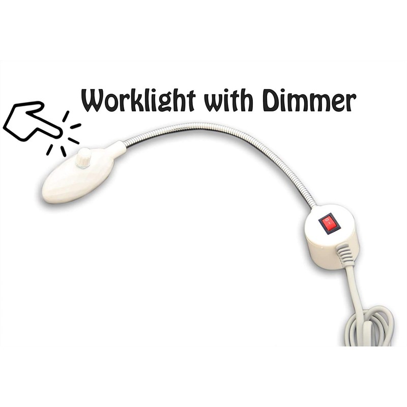 Dimmable LED Multipurpose Worklight Magnet Mount, Flexible Gooseneck for use