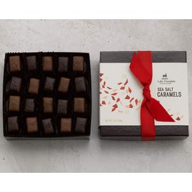 Lake Champlain Chocolates Assorted Sea Salt Caramels, 20 Pieces, 7 Ounces