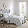 Laura Ashley - Queen Quilt Set, Cotton Reversible Bedding with