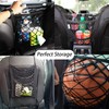 Car Organiser Car Separator Net Storage Children Protection Bag Backrest
