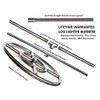 EasyFirePits Stainless Steel Lifetime Warranted Gas Fireplace Log Lighter Replacement