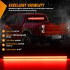 Nilight 144LED Traffic Advisor Strobe Light Bar with Controller Red