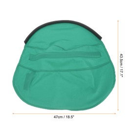sourcing map Welding Helmet Cover FR Cotton Welding Helmet Extended Headcover Welding Head Cover Welding Hood Accessories with Press Fit Seal for Most Welding Helmets, Green