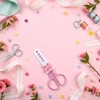 Pink Multi-Purpose Mini Scissors Portable Functional, Stainless Steel Detail Craft