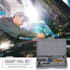 Autrucker Kits De Herramientas De Llave Moto/auto Kit Combinadas 40pzs
