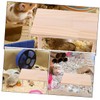Generic Hamster Wooden Platform Solid Climbing Toy for Hamster Cage
