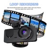 Unbranded 4K Dual Lens Car DVR Camera Dash Cam Front/Rear/Ins
