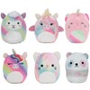 Squishville by Squishmallow Mini Plush Rainbow Dream Squad, Six 2”