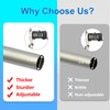 Byondeth Curtain Rods for Windows 16 to 88 Inches Adjustable