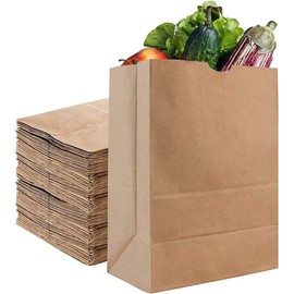 Bolsas Papel kraft, Delivery 40 cm x 31.5 x 20 cm, Color café (100)