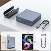 USB C Docking Station Triple Display Dual HDMI + DP