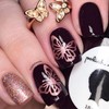 Whats Up Nails - Butterfly Wings Vinyl Stencils for Nail