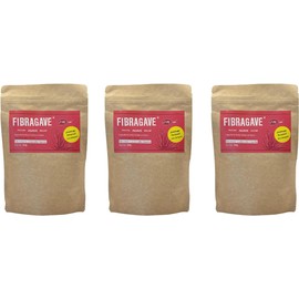 Inulina de Agave Orgánica en Polvo – Fibra Prebiótica 3×255 g
