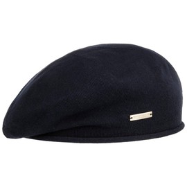 Seeberger Rolled Edge Beret Women's Hat Summer Hat Basque Women's Basque Indoor Hat (Ink Blue)