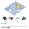 sourcing map Anti Static Bags Shielding Bag 25pcs 6x8inch(15x20cm) Open