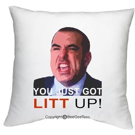 BeeGeeTees You Just Got Lit Up by Louis Funny Suits Inspired 18 x 18 Zippered Pillow Cover
