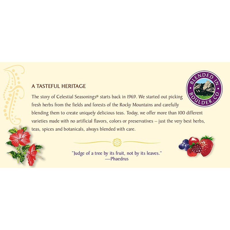 Celestial Seasonings Wild Berry Zinger Tea Bags, 20 ct, 2