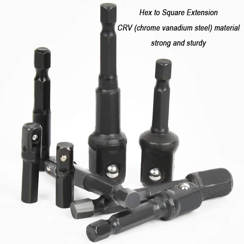 FOROREH 12Pcs Extension Socket Adapter Set, Impact Socket Adapter Set,