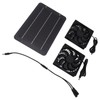 Solar Panel Fan Kit 10W Solar Powered Dual Fans for