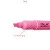 DOLLAR NeoMark Highlighter Pens, PINK, Pack of 6, Chisel Tip