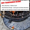 40" Blue Color Design fire mat for Under firepit. Heat