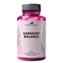 Steiger Naturals Harmony Balance Plant Complex for Women with 10 Plant Extracts, Hormone-Free, Vegan, Lactose Free, Gluten Free, 90 Capsules