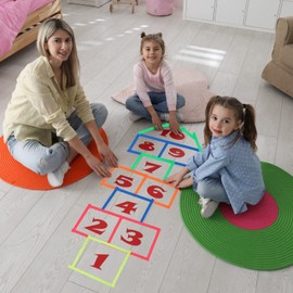 Ctosree Spike Tape Sets, 1/2 Wide x 65ft Length, 5 Colors Neon Gaffer Tape, Heavy Duty Fluorescent Gaff Tape for Theater Stage Floors, Holds Down Wires Pinstripe Marking Tape (20)