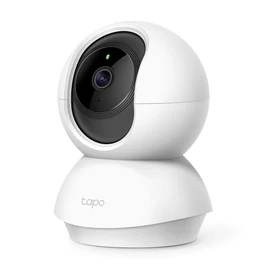 Tapo Pan/Tilt Smart Security Camera, Baby Monitor, Indoor CCTV, 360° Rotational Views, Works with Alexa&Google Home, 1080p, 2-Way Audio, Night Vision, SD Storage, Device Sharing (Tapo C200)