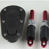 Black Racing Car Quick Release Bonnet Lock Hood Pins Latch