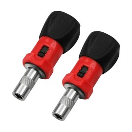 TOVINANNA 2pcs 6.35mm Driver Handle Bit Holder Driver Handle 6.35mm Forward and Reverse Handle Holder First Batch