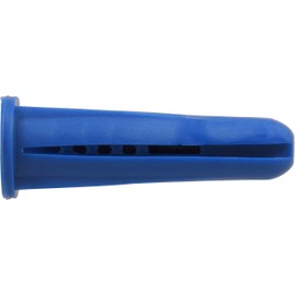 The Hillman Group 370345 Blue Conical Plastic Anchor, 14-16 X 1-3/8-Inch, 50-Pack