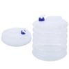 2PCS Outdoor Foldable Water Bucket Portable Plastic Water Bag Bottle
