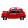 Welly Mini Cooper Model (Red) with Union Jack Top Made