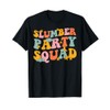 Slumber Party Squad Groovy For Matching Sleepover Party T-Shirt