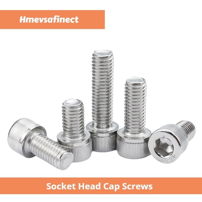 Hmevsafinect 10 Pcs M6 x 20mm Thread Pitch 1 mm