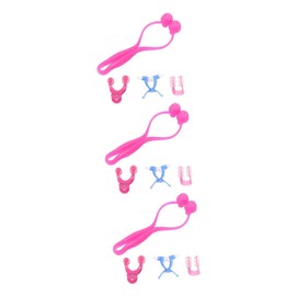 Baluue 3 Sets 4pcs Nasal Bridge Corrector Hump Nose Clip Plastic Nose Lifter Beauty Tool Non- for