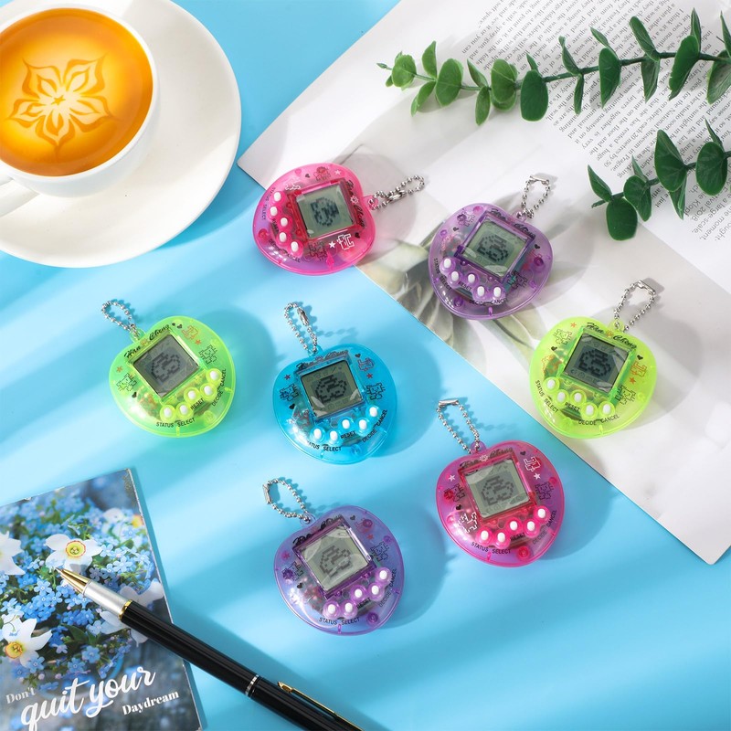 Jerify 36 Pieces Virtual Electronic Digital Pet Toys Retro Handheld
