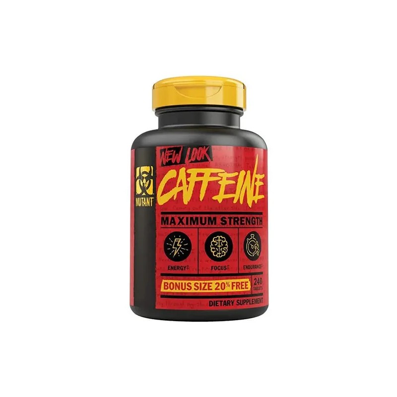 Cafeina Mutant Caffeine 240 Tabs Energia Pre Entreno Sf Cf2