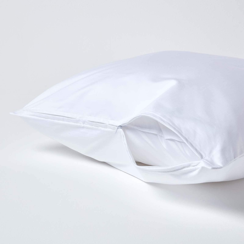 Homescapes Pillow Case 1000 Thread Count Egyptian Cotton Percale Bedding