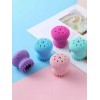 KFMX 12 Cepillos De Limpieza Facial Silicon Exfoliante Pulpo