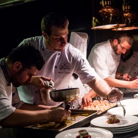 Professional Chef Plating Kit 7 Piece Kitchen Tools Set Cooking Tool Set Cooking Partner (Black)