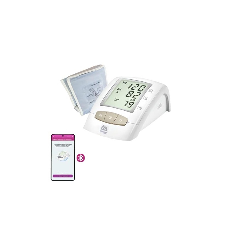 Medidor De Presión Arterial Tensiómetro Digital Bluetooth